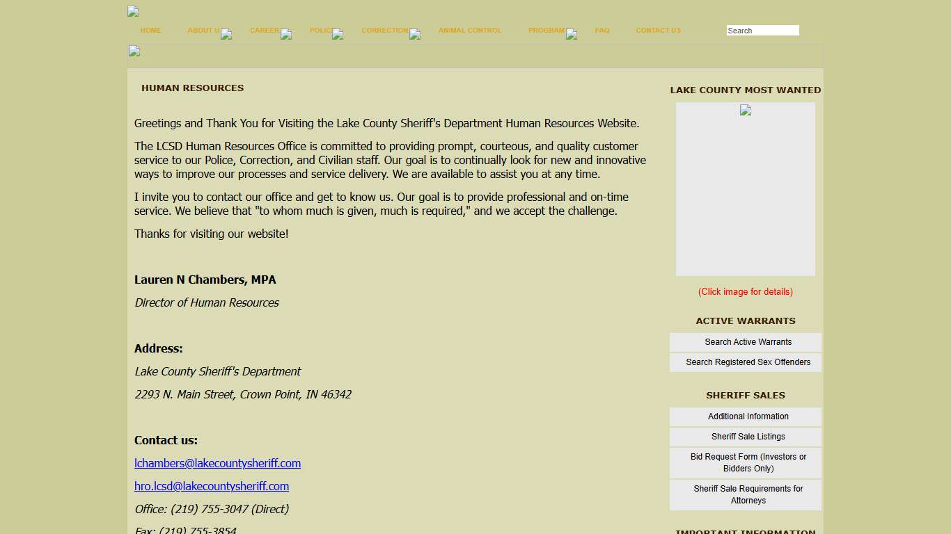 Lake County Sheriff - Lake County Sheriff