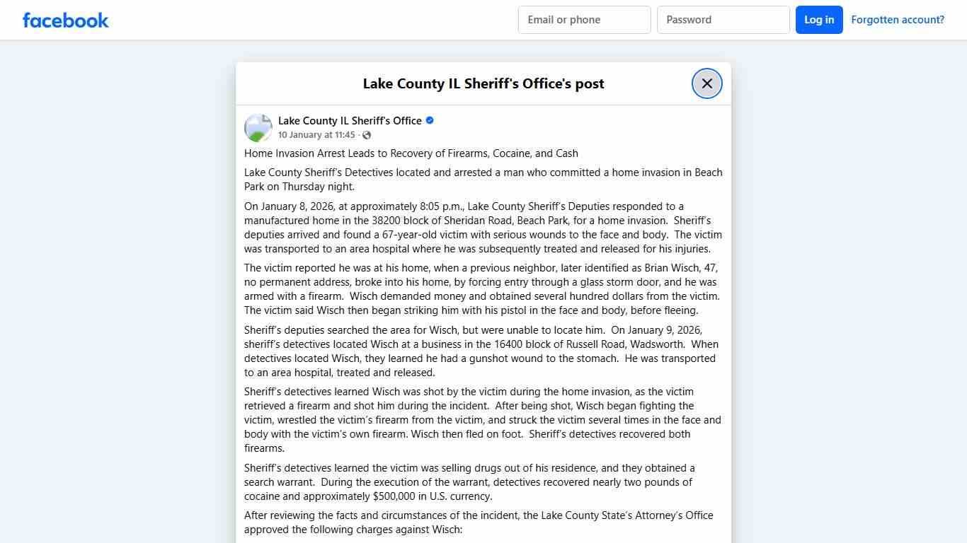 Home Invasion Arrest... - Lake County IL Sheriff's Office | Facebook