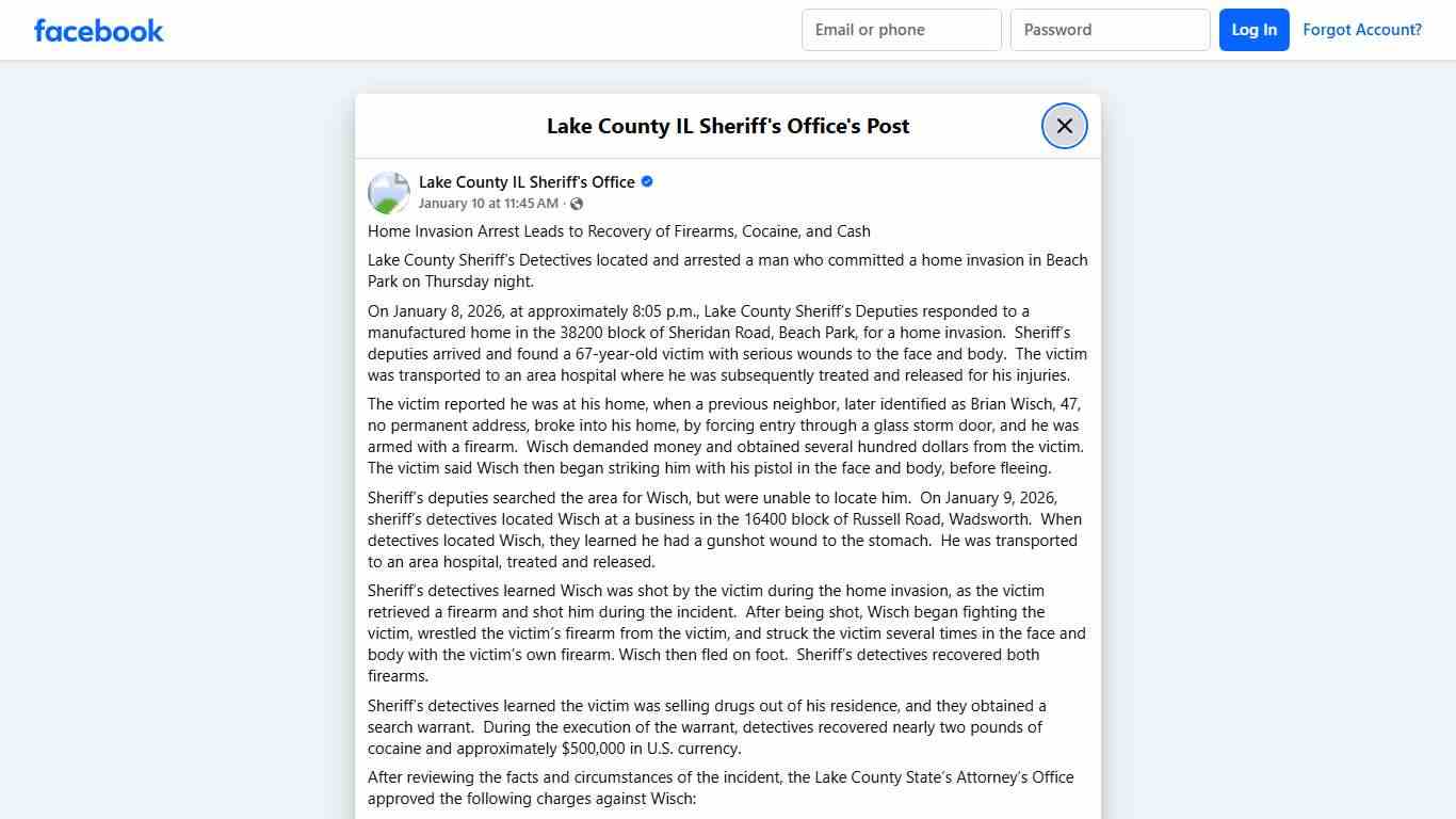 Home Invasion Arrest... - Lake County IL Sheriff's Office | Facebook
